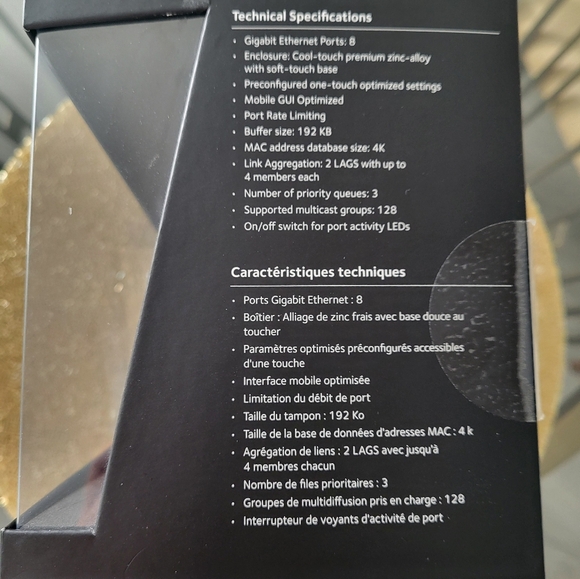Nighthawk S8000 Gaming & Streaming Switch (GS808E) - Picture 10 of 12